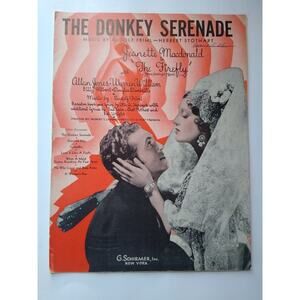 The Donkey Serenade Sheet Music from The Firefly Friml Stothart 1937